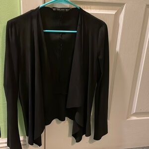 Brand new Black Suede Zara Basic Collection Cardigan